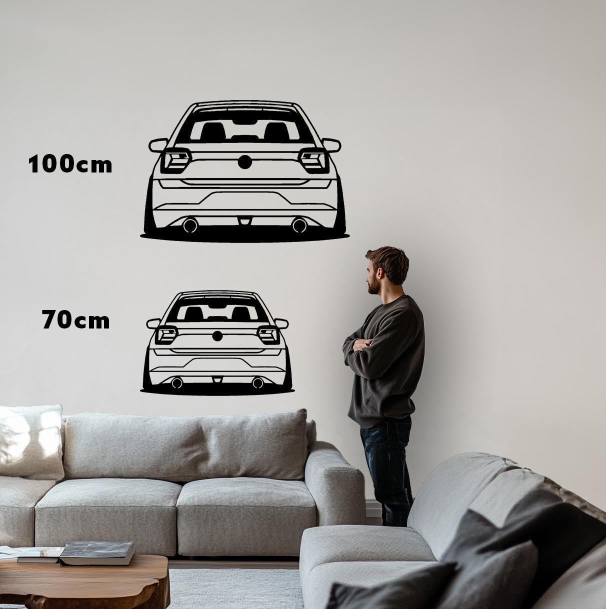 Polo Heck Metall-Silhouette