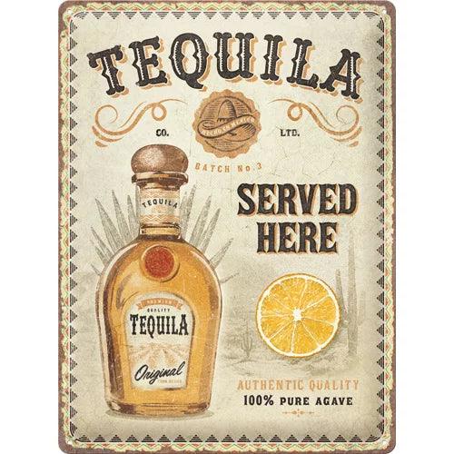 TEQUILA – Metallschild – 30x40cm