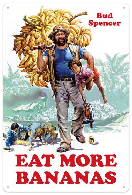 Banana Joe – eat more Bananas – Metallschild – 20x30cm