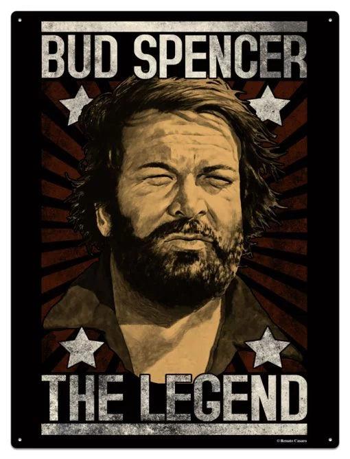 Bud Spencer – The Legend – Metallschild – 30x40cm