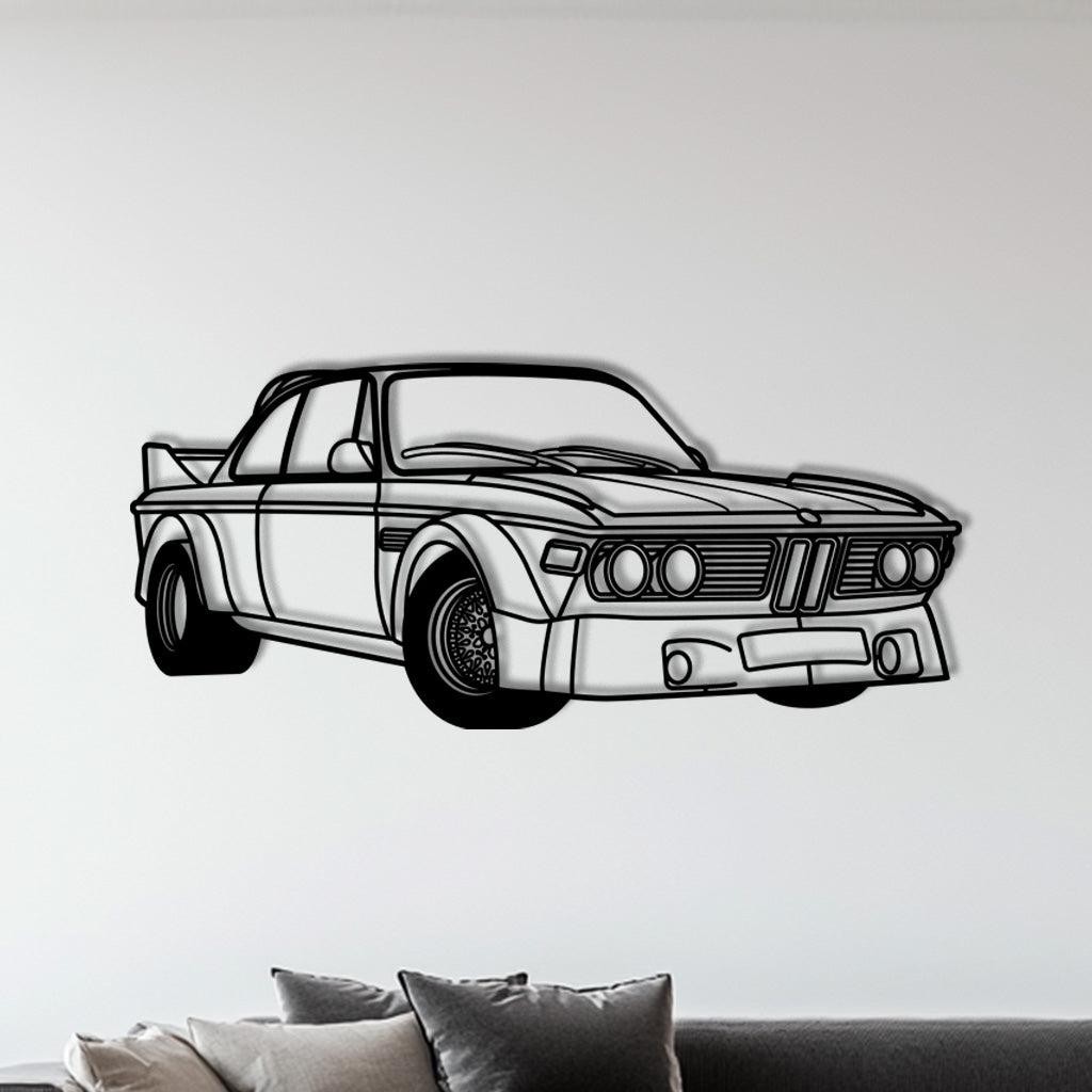 3.0 CSI – Metall-Silhouette