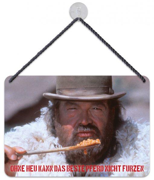 Bud Spencer – Bohnen – Hängeschild – 16,5×11,5cm