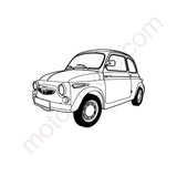 P 500 – Metall-Silhouette