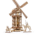 Turmwindmühle 3D-Holzpuzzle