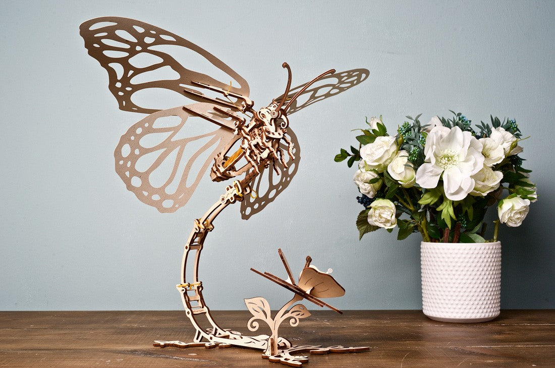 Schmetterling 3D-Holzpuzzle