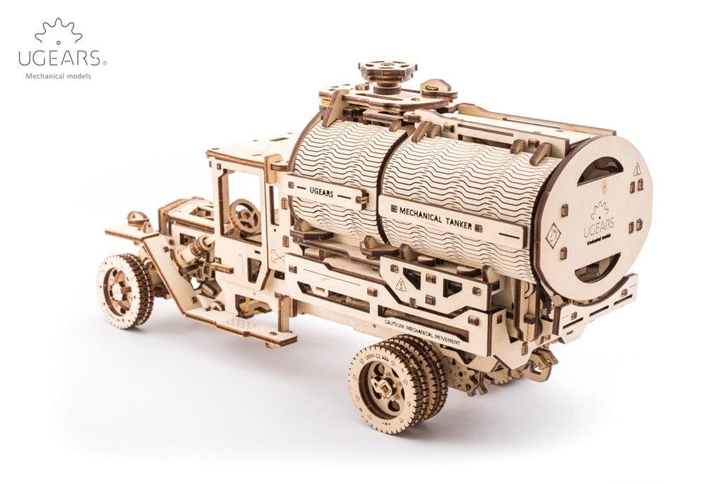 Tankwagen mit Selbstantrieb 3D-Holzpuzzle