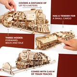 V-Express Dampflokomotive 3D-Holzpuzzle