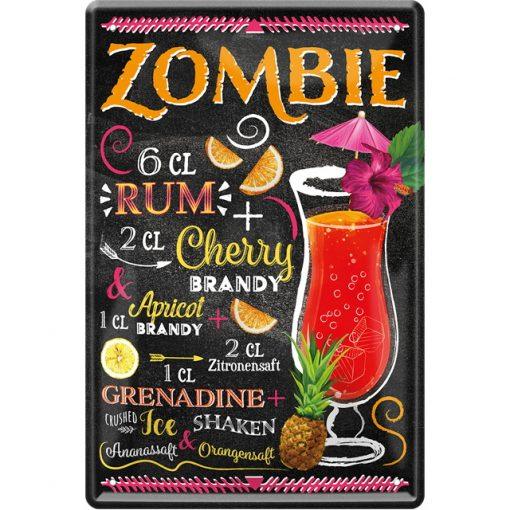 Zombie – Cocktail – Metallschild 20×30 cm