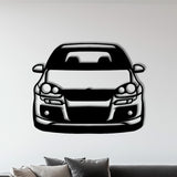 Golf MK5 GTI Front Metall-Silhouette