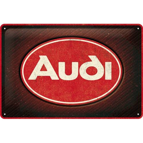 Audi Logo – Metallschild – 20x30cm