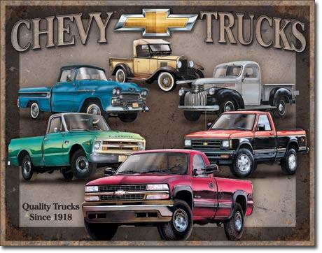 Chevrolet Trucks Tribute – Metallschild
