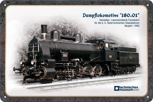 Dampflokomotive 180.01 – 20x30cm