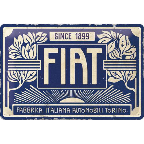 Fiat – Since 1899 – Vintage Logo – Metallschild - 20x30cm