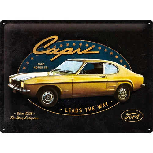 Ford Capri – since 1968 – Metallschild 40×30 cm