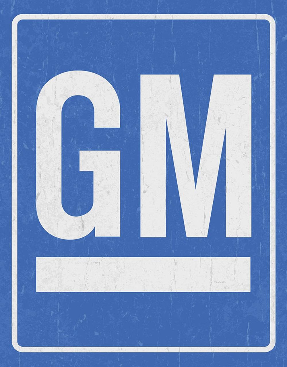 GM – General Motors – Logo – US Metallschild – 30x40cm