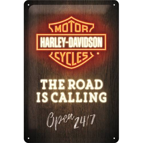 Harley Davidson Motorcycles – The Road is Calling - 20x30cm