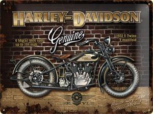 Harley Davidson – Brick Wall – Metallschild 30 x 40 cm