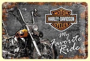 Harley Davidson – My Favorte Ride – Metallschild 20×30 cm