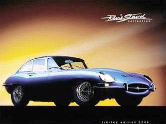 Jaguar E-Type – Rene Staud Collection – Metallschild 30x40cm