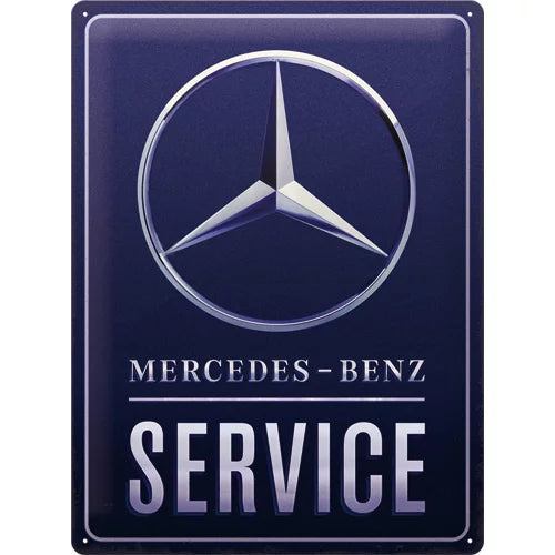 Mercedes Benz Service – Metallschild 30×40 cm