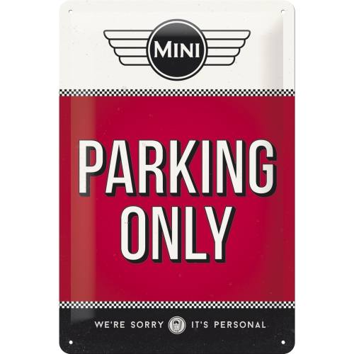Mini Parking Only – Metallschild