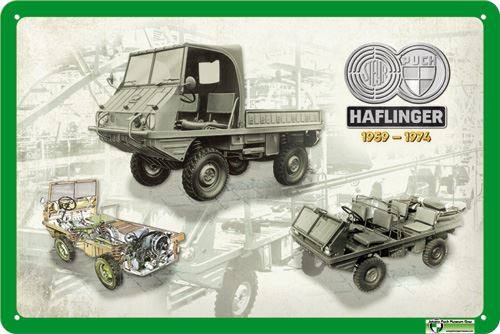 Puch Haflinger 1959 – 1974 – Metallschild – 20x30cm