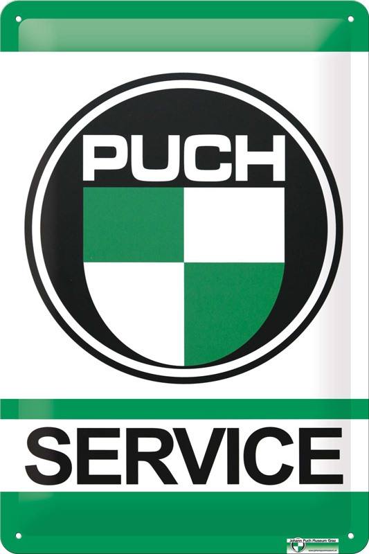 Puch Service – Metallschild 20 x 30 cm