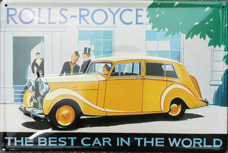 Rolls Royce – Metallschild – 20x30cm