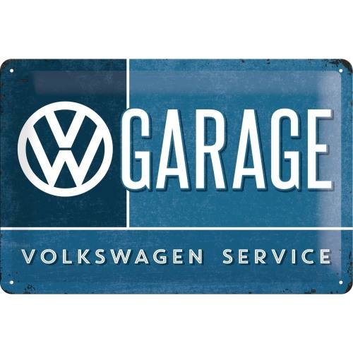 Volkswagen – VW Garage – Service – Metallschild – 20x30cm